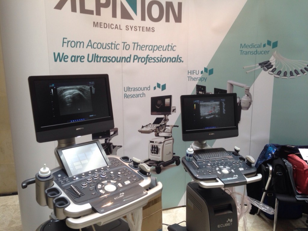 stand de ALPINION en unas jornadas