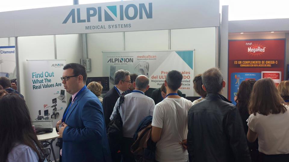 imagen de nuestro stand de ALPINION en los congresos médicos